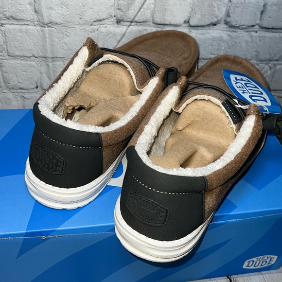 Hey Dude Wally Warmth Brown Slip On Shoes MENS Size 13 - Picture 4 of 6